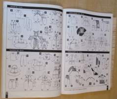 Muoti Muksu Lasten muoti- ja Kaavalehti syksy N:o 3 1996 kaava-arkit mukana