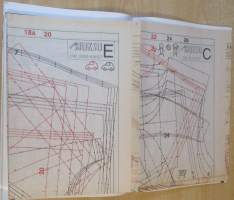 Muoti Muksu Lasten muoti- ja Kaavalehti syksy N:o 3 1996 kaava-arkit mukana