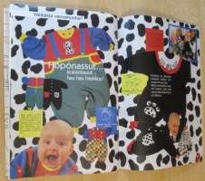 Muoti Muksu Lasten muoti- ja Kaavalehti syksy N:o 3 1996 kaava-arkit mukana