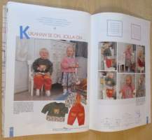 Muoti Muksu Lasten muoti- ja Kaavalehti syksy N:o 3 1996 kaava-arkit mukana