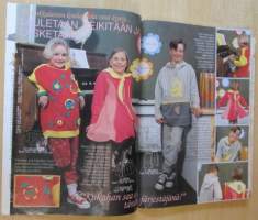 Muoti Muksu Lasten ompelu- ja kaavalehti Syksy N:o 2 1995 kaava-arkit mukana