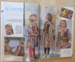 Muoti Muksu Lasten ompelu- ja kaavalehti Syksy N:o 2 1995 kaava-arkit mukana