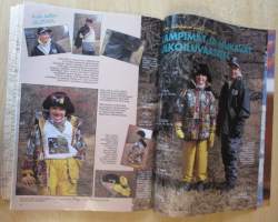 Muoti Muksu Lasten ompelu- ja kaavalehti Syksy N:o 2 1995 kaava-arkit mukana