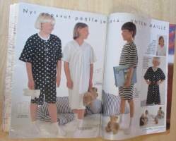 Muoti Muksu Lasten ompelu- ja kaavalehti Syksy N:o 2 1995 kaava-arkit mukana