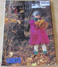 Muoti Muksu Lasten ompelu- ja kaavalehti Syksy N:o 2 1995 kaava-arkit mukana