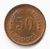 50  penniä  1942