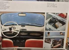 Fiat 600 D myyntiesite. 1970
