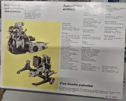 Fiat 600 D myyntiesite. 1970