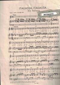 Italiassa, Italiassa... - Ein Italiano - nuotit.