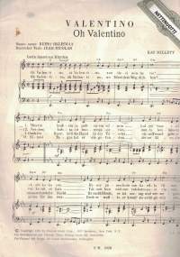 Valentino - Oh, Valentino, nuotti