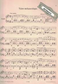 Drei Clavierstücke Op. 24 No1 Valse mélancolique