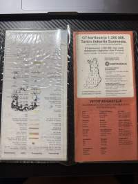 Suomen tiekartta  autoilijan tiekartta plus tiekartan tietoliite