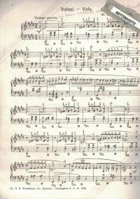 Valssi Op. 64 No2 pianolle