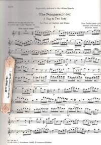 6 Ragtimes für Flöte oder Klarinette und Klavier IV