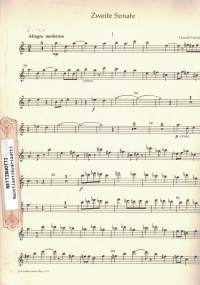 Originalmusik für Blockflöte: Zweite Sonate für Altblockflöte und Klavier