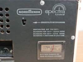 Nordmende Spectra Futura ST - Steroradio, harvinainen designklassikko. Suunnittelija Raymond Loewy