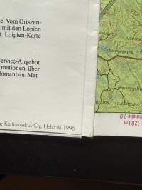 Ilomantsi -matkailukartta / turistkarta 1:100 000