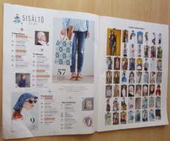 Suuri Käsityö N:o 8 2017 lehti kaava-arkit mukana