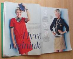 Suuri Käsityö Lehti N:o 8 2013 Kaava-arkit mukana