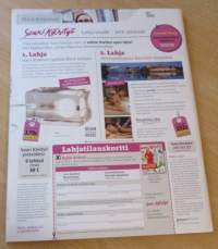 Suuri Käsityö Lehti N:o 1 2012 Kaava-arkit mukana