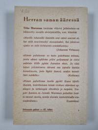 Herran sanan ääressä