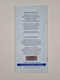 Muistolauseita : minnesverser