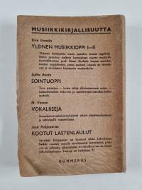 Yleinen musiikkioppi 1