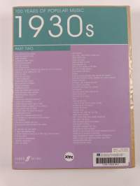 100 Years of Popular Music 30s part 2 : (Piano, Vocal, Guitar)