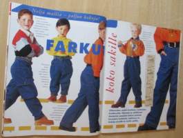 Suuri Käsityö Lehti N:o 3 1997 Kaava-arkit mukana