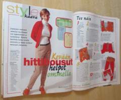 Suuri Käsityö Lehti N:o 3 1997 Kaava-arkit mukana