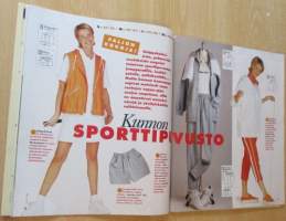 Suuri Käsityö lehti N:o 2 1997 kaava-arkit mukana