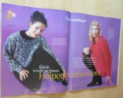 Suuri Käsityö Lehti N:o 11 1997 kaava-arkit mukana ja silityskuvioarkki