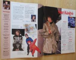 Suuri Käsityö Lehti N.o 9 1997 kaava-arkit ja Liite Malliarkki koristetyynyt mukana