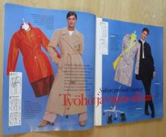 Suuri Käsityö Lehti N.o 9 1997 kaava-arkit ja Liite Malliarkki koristetyynyt mukana