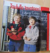 Suuri Käsityö Lehti N.o 9 1997 kaava-arkit ja Liite Malliarkki koristetyynyt mukana