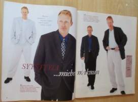 Suuri Käsityö Lehti N:o 8 1997 Kaava-arkit mukana