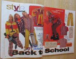 Suuri Käsityö Lehti N:o 8 1997 Kaava-arkit mukana