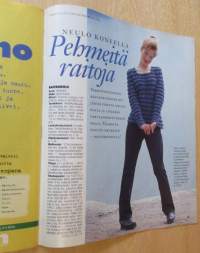 Suuri Käsityö Lehti N:o 8 1997 Kaava-arkit mukana