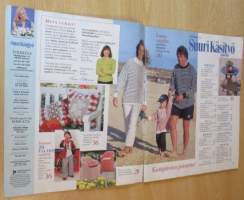 Suuri Käsityö Lehti N:o 7 1997 Kaava-arkki mukana