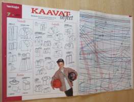 Suuri Käsityö Lehti N:o 7 1997 Kaava-arkki mukana