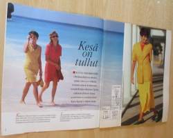 Suuri Käsityö lehti N:o 6 1994 Kaava-arkit ja malliarkki mukana