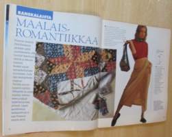 Suuri Käsityö lehti N:o 6 1994 Kaava-arkit ja malliarkki mukana