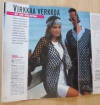 Suuri Käsityö lehti N:o 6 1994 Kaava-arkit ja malliarkki mukana