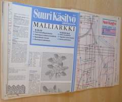 Suuri Käsityö lehti N:o 6 1994 Kaava-arkit ja malliarkki mukana
