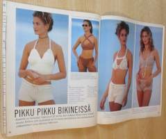 Suuri Käsityö lehti N:o 6 1994 Kaava-arkit ja malliarkki mukana