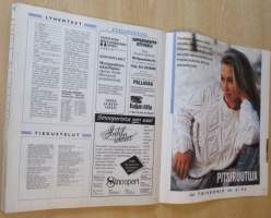 Suuri Käsityö lehti N:o 6 1994 Kaava-arkit ja malliarkki mukana