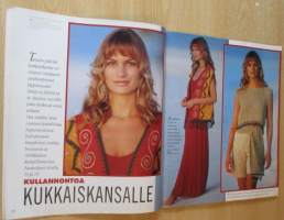 Suuri Käsityö lehti N:o 5 1994 kaava-arkit ja malliarkki mukana