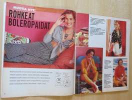 Suuri Käsityö lehti N:o 5 1994 kaava-arkit ja malliarkki mukana