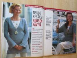 Suuri Käsityö lehti N:o 5 1994 kaava-arkit ja malliarkki mukana