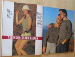 Suuri Käsityö lehti N:o 5 1994 kaava-arkit ja malliarkki mukana